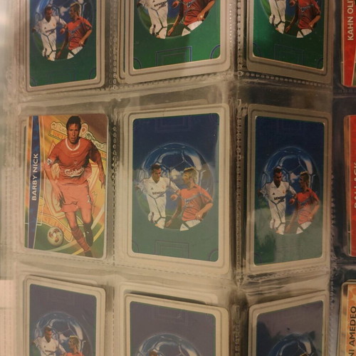 Pegasos football cards like new, pack with album 55/83 completeness