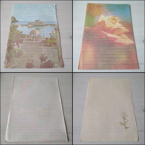 Vintage stationery collection pack used