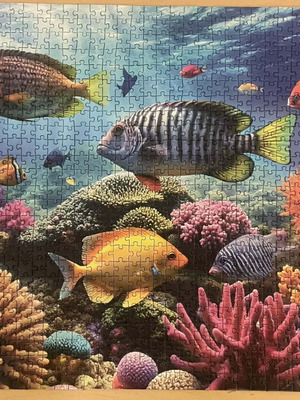 Kidland Under the Sea 1000 Pieces Jigsaw Puzzle like new