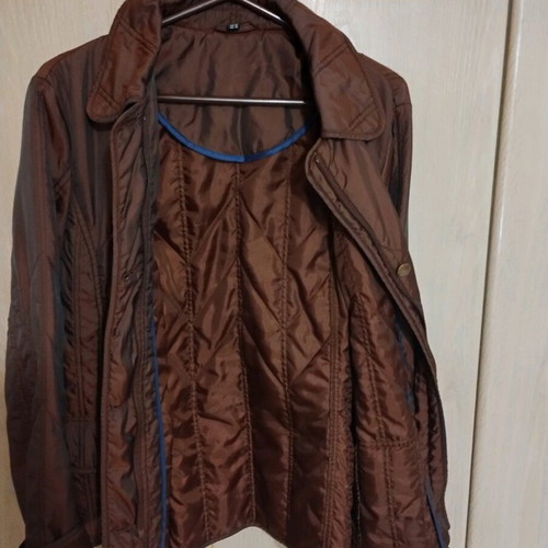 Seasonal thin jacket like new, burgundy color 4XL