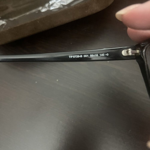 Tom Ford black butterfly myopia glasses with case