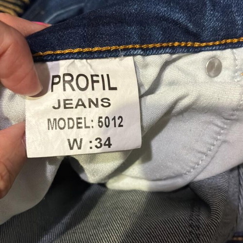 Men's jeans like new, size L, blue