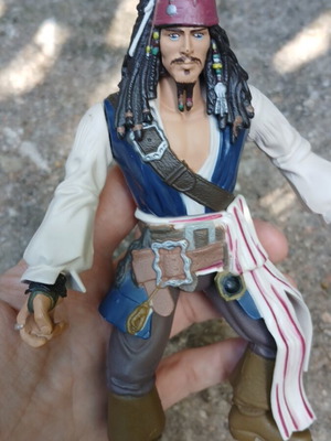 Jack Sparrow action figure 7” used