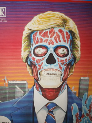 They Live A4 poster