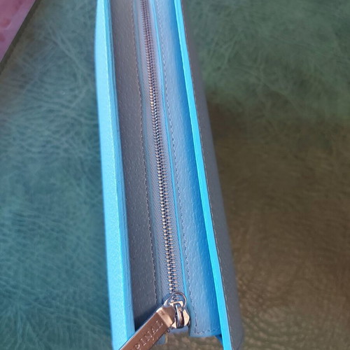 Aspinal of London leather case new turquoise