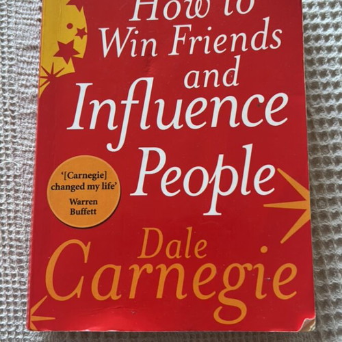 How to Win Friends and Influence People book used, English