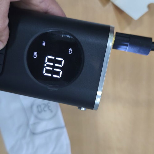 Electric rechargeable pump with type-c digital display and multiple functions