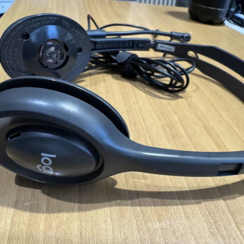 Logitech H111 headset used, wired with 3.5mm jack