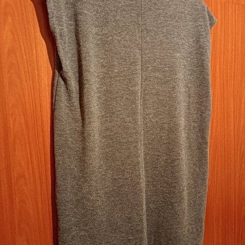 Tag blouse dress used, gray with lining