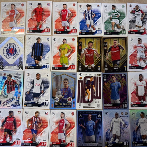Topps Match Attax 2025 76 single cards new with club and special cards