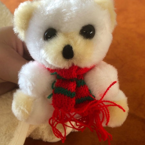 Children's gift towel new with teddy bear design in gift packaging