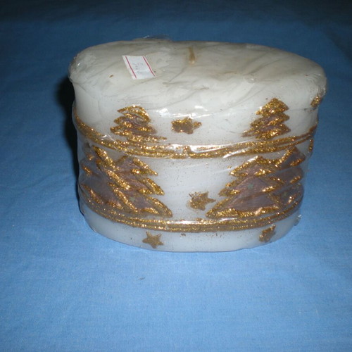 Christmas candle new, dimensions 16x8x8 cm
