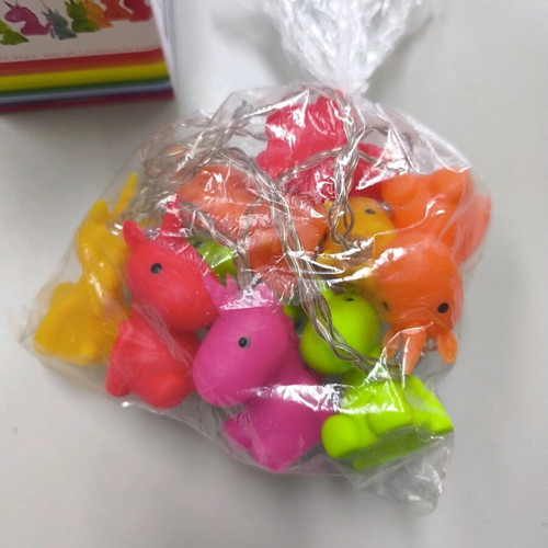 Multicolor unicorn string lights new, battery operated