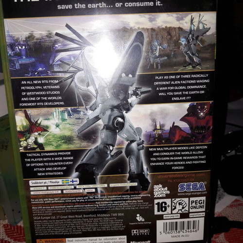 Universe at War Xbox 360 game