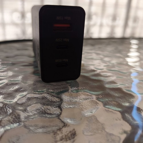 65W fast charger triple port new