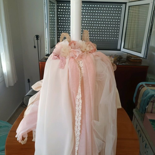 Baptism set for girl new, complete unused