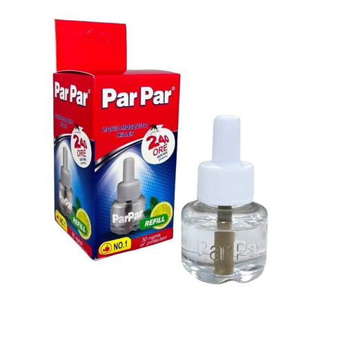 Par-Par Liquid Mosquito Repellent with Lemon Scent 45ml New
