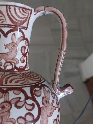 Ваза Икарос Родос употребявана с леки повреди и счупена дръжка