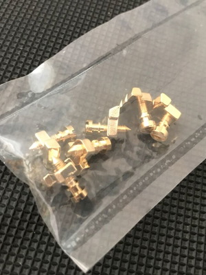 Saddles για tune-o-matic bridge ηλεκτρικής κιθάρας σε gold, σαν καινούργια