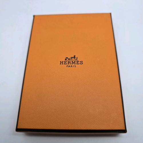Hermes card wallet new, 2 card slots, brown