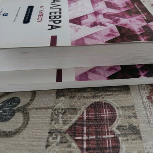 Algebra A' Lykeiou Michailidis like new, 2 books