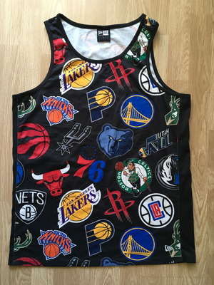 NBA Shirt New Era Mens Multi Team Jersey used, size L