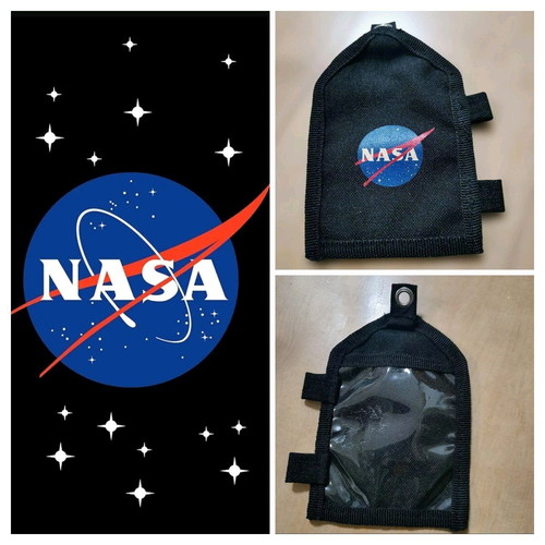 NASA commemorative ID holder with lanyard new