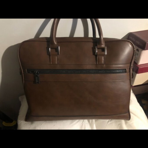 Leather briefcase like new