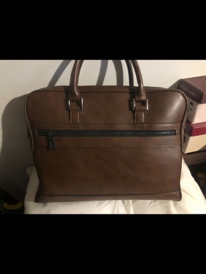 Leather briefcase like new