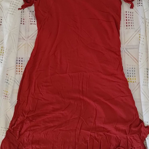 Bill Cost romantic dress used, red, size M