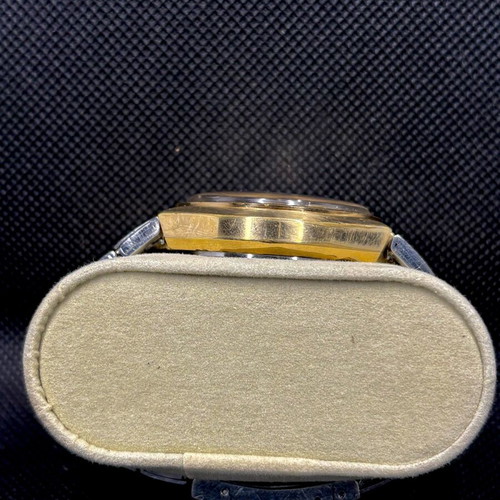 Seiko Bellmatic used gold-plated watch with original integrated bracelet