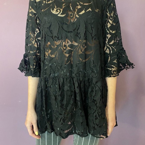 Nidodileda blouse like new, black one size