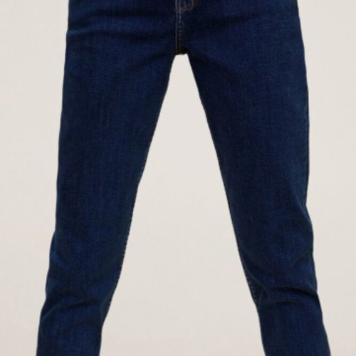 Mango slim mom jeans used, high waist, size 34, blue
