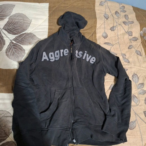 Sportswear jacket used, black, size Medium