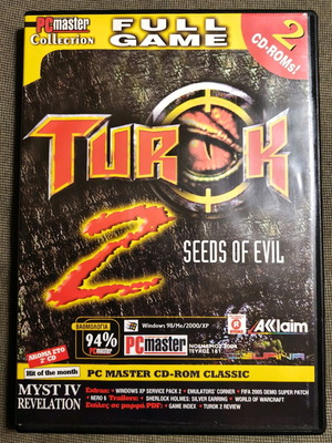 PC Game Turok 2: Seeds of Evil like new, collectible edition 2 CD-ROM
