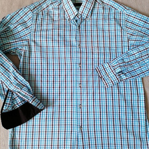 Belmonte checked shirt XL cotton like new