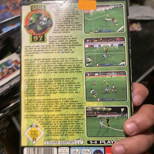 Worldwide Soccer 97 Sega Saturn game like new