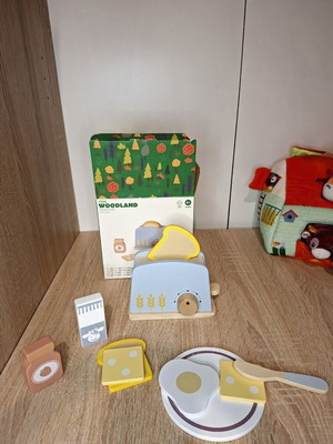 Montessori Wooden Role-Playing Toy Set 10 Pieces Brand New