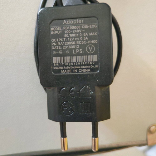 Adapter RD1200500-C55-EOG router power supply like new 12V 0.5A