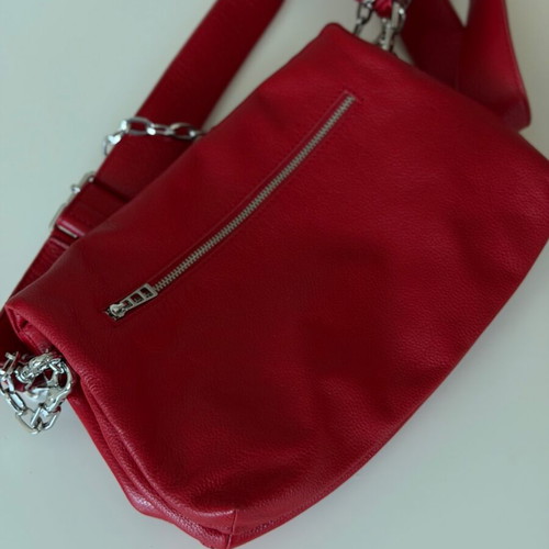 Zadig & Voltaire Crossbody bag like new, red leather