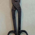 Scissors used, very large 27 cm length, 600 grams