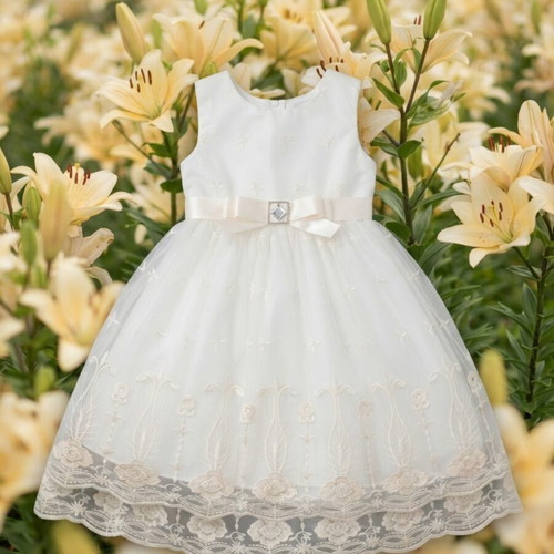 Pack of 2 new formal dresses size 14, ivory & white, flower girl
