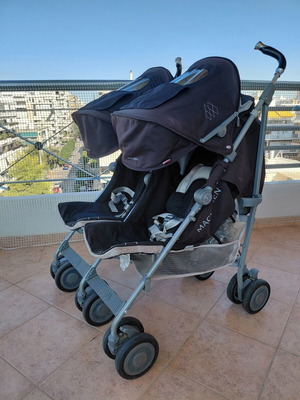 Maclaren double twin stroller