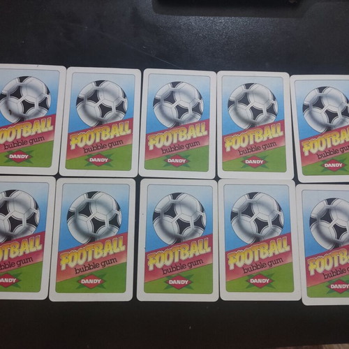 Dandy football collectible stickers pack of 10 like new