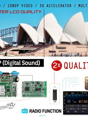 Οθόνη αυτοκινήτου 9'' HD αφής 4+64GB CTC-9802 καινούργια
