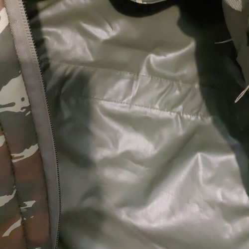 Pentagon camouflage military bag used with wear on 4 bottom corners