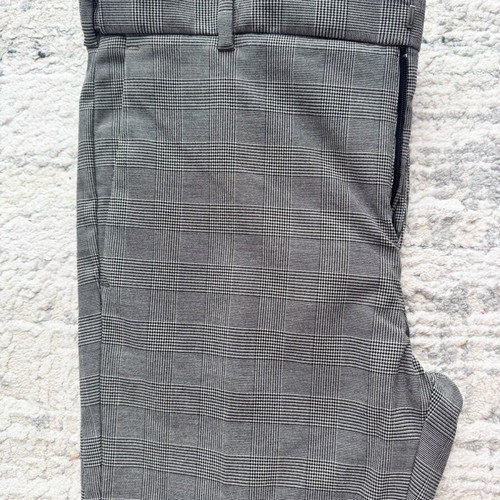 Men's checked suit pants H&M like new, black and grey