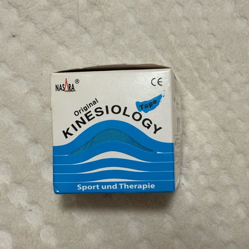 Kinesiology tape blue color new in sealed box