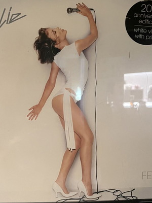 Kylie Minogue Fever λευκός δίσκος βινυλίου, 20th anniversary edition Σφραγισμένο