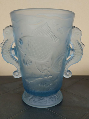 Josef Inwald Barolac Seahorse vase like new